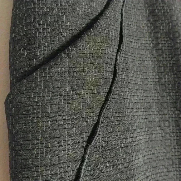 MARIO SERRANI Italy Classic Black Knit Lined Skirt w/ Pockets and Zipper Size 8 - Picture 4 of 14